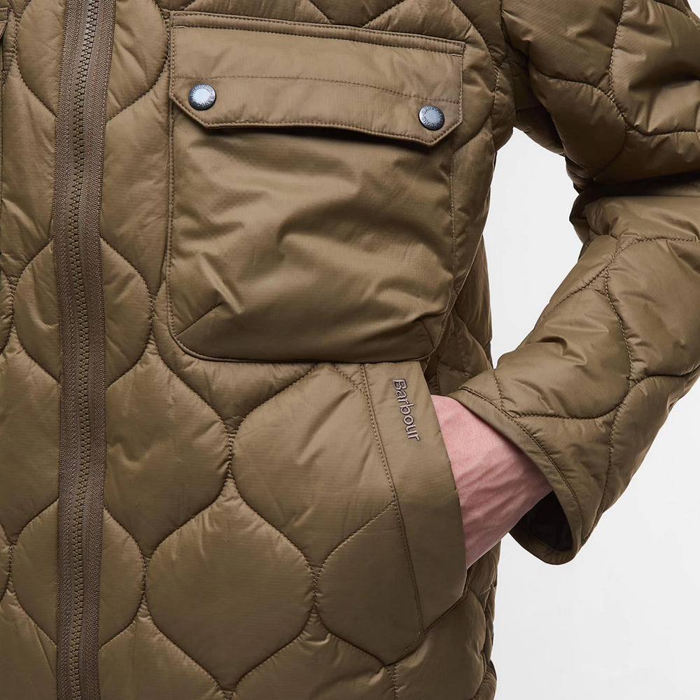 Barbour® Re-Engineered Spey Quilted Hooded Jacket / Orvis