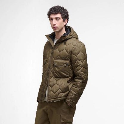 Barbour® Re-Engineered Spey Quilted Hooded Jacket / Orvis