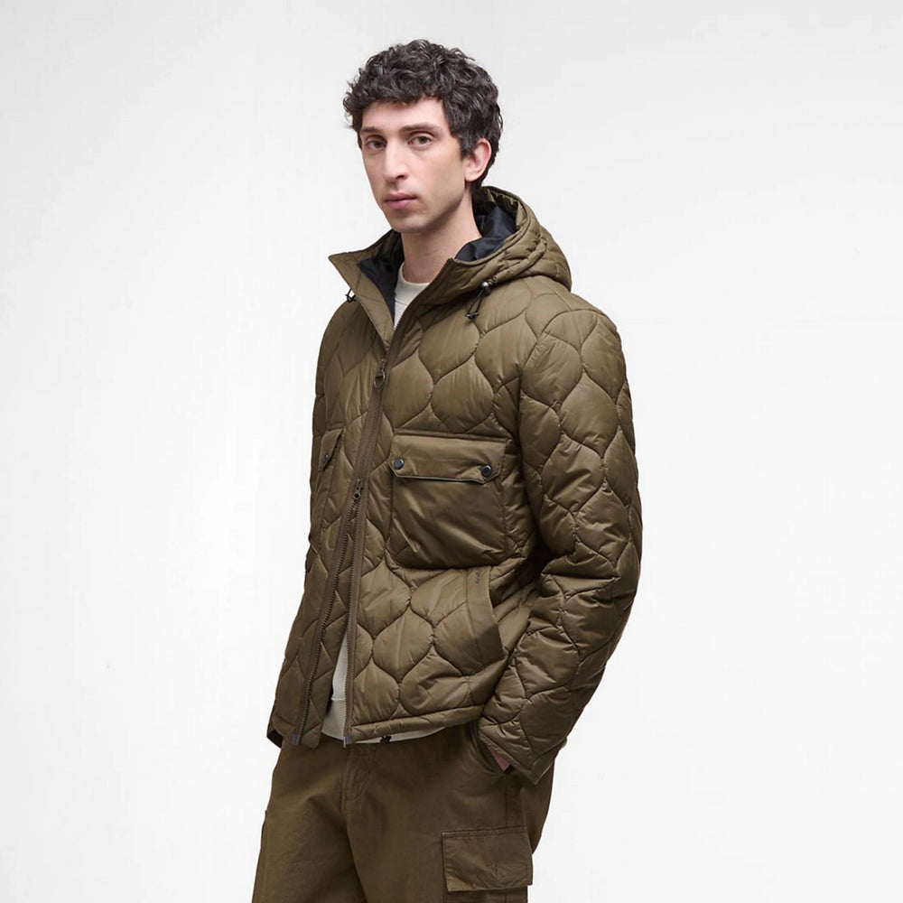Barbour® Re-Engineered Spey Quilted Hooded Jacket / Orvis
