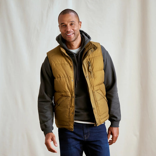 Waxed Down Puffer Vest / Orvis