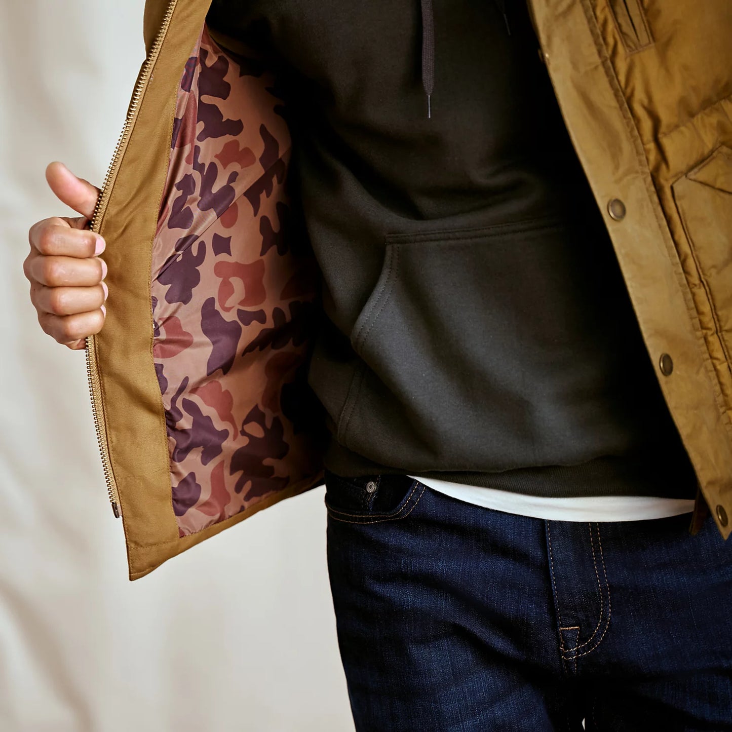 Waxed Down Puffer Vest / Orvis