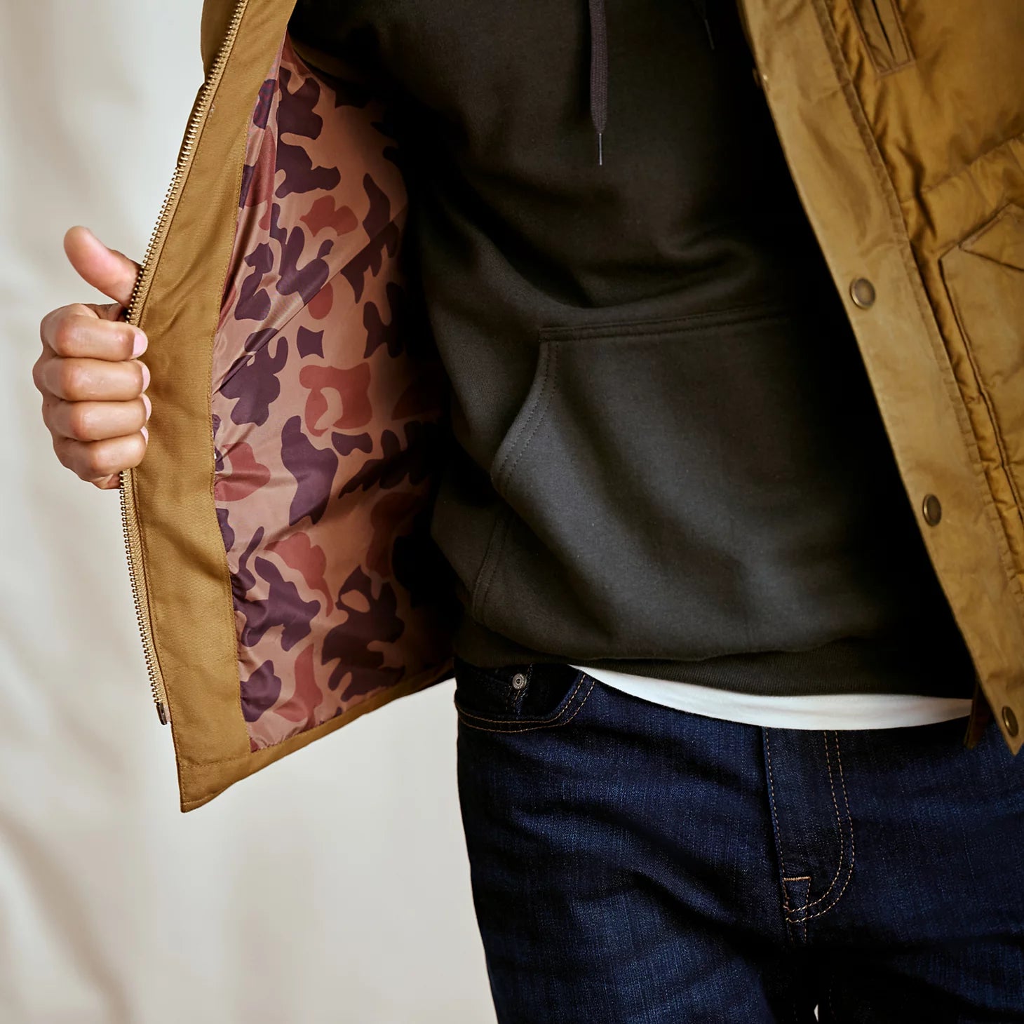 Waxed Down Puffer Vest / Orvis