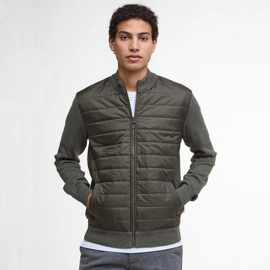 Barbour® Essential Carn Baffle Zip-Through Knitted Sweater / Orvis