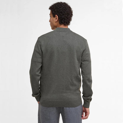 Barbour® Essential Carn Baffle Zip-Through Knitted Sweater / Orvis