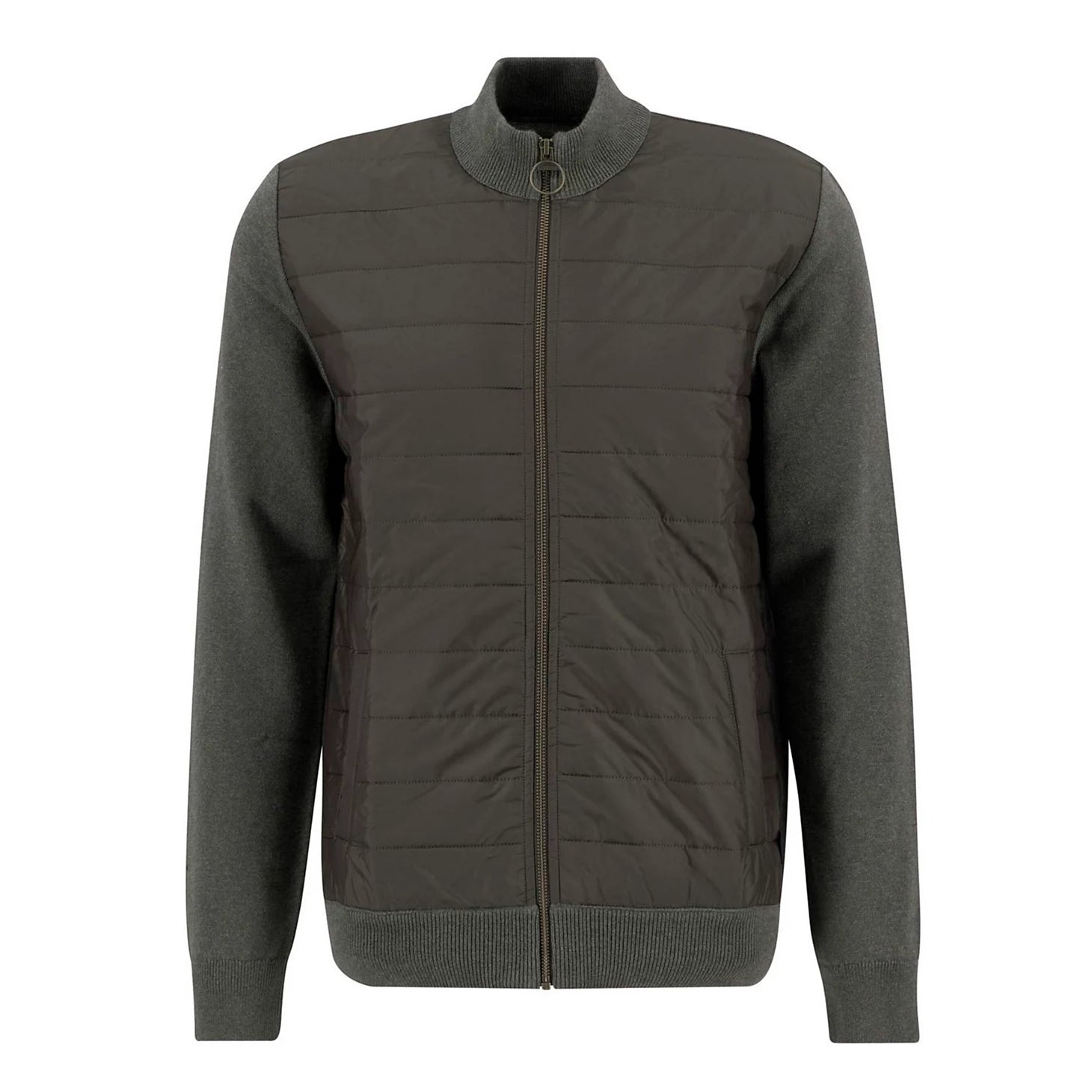 Barbour® Essential Carn Baffle Zip-Through Knitted Sweater / Orvis