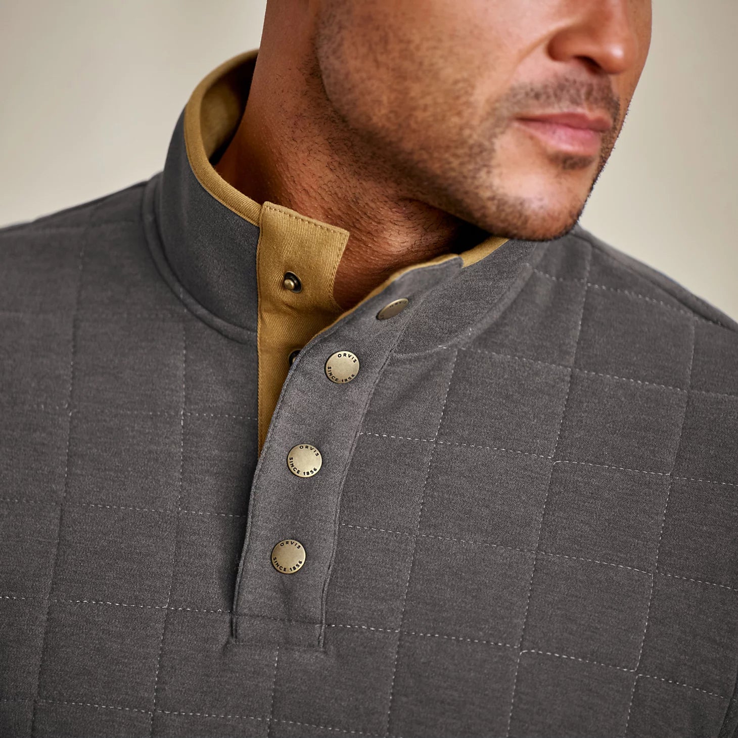 Men's Battenkill Quilted 1/4-Snap Sweatshirt / Orvis
