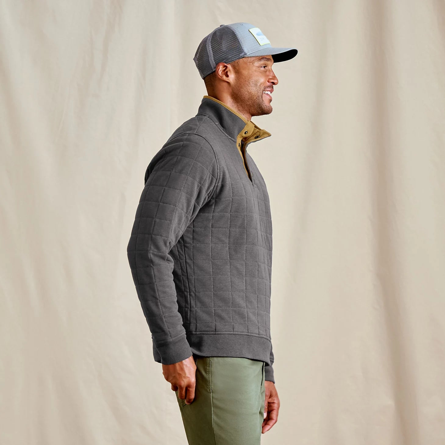 Men's Battenkill Quilted 1/4-Snap Sweatshirt / Orvis