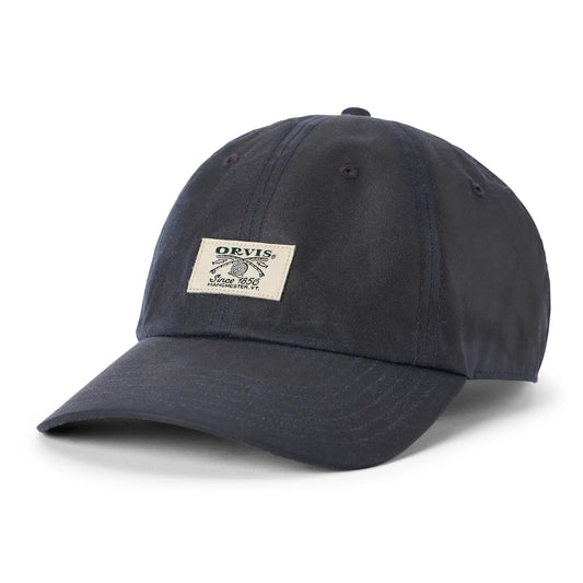 Vintage Waxed Cotton Ball Cap / Orvis