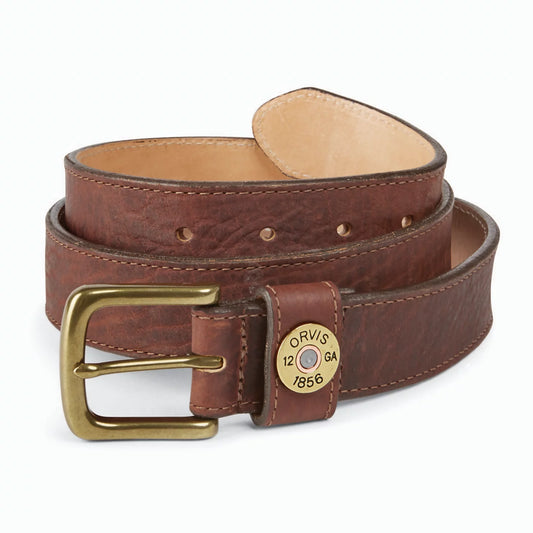 Bison Leather Shotshell Belt / Orvis