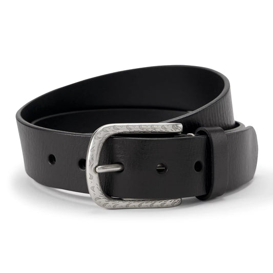 Distressed Nickel Buckle Belt / Orvis