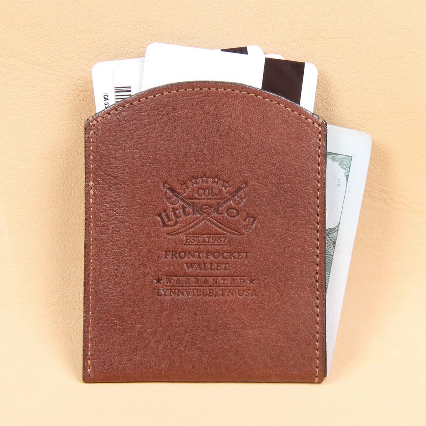 Leather Front Pocket Wallet / Orvis