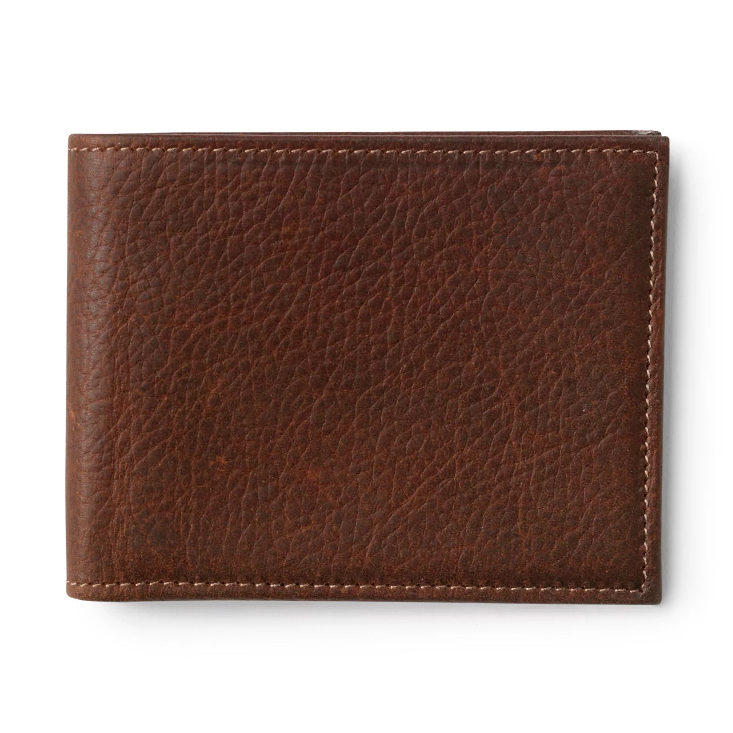 American Bison Thinfold Leather Wallet / Orvis