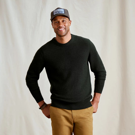 Merino Piqué Crewneck Sweater / Orvis