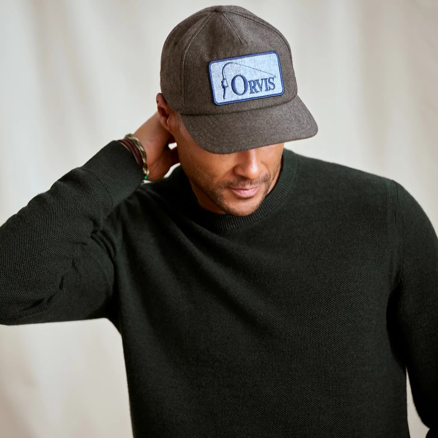 Merino Piqué Crewneck Sweater / Orvis