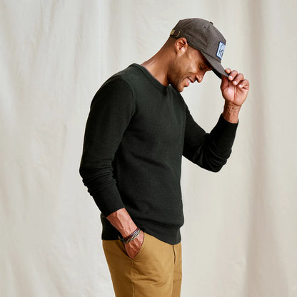 Merino Piqué Crewneck Sweater / Orvis