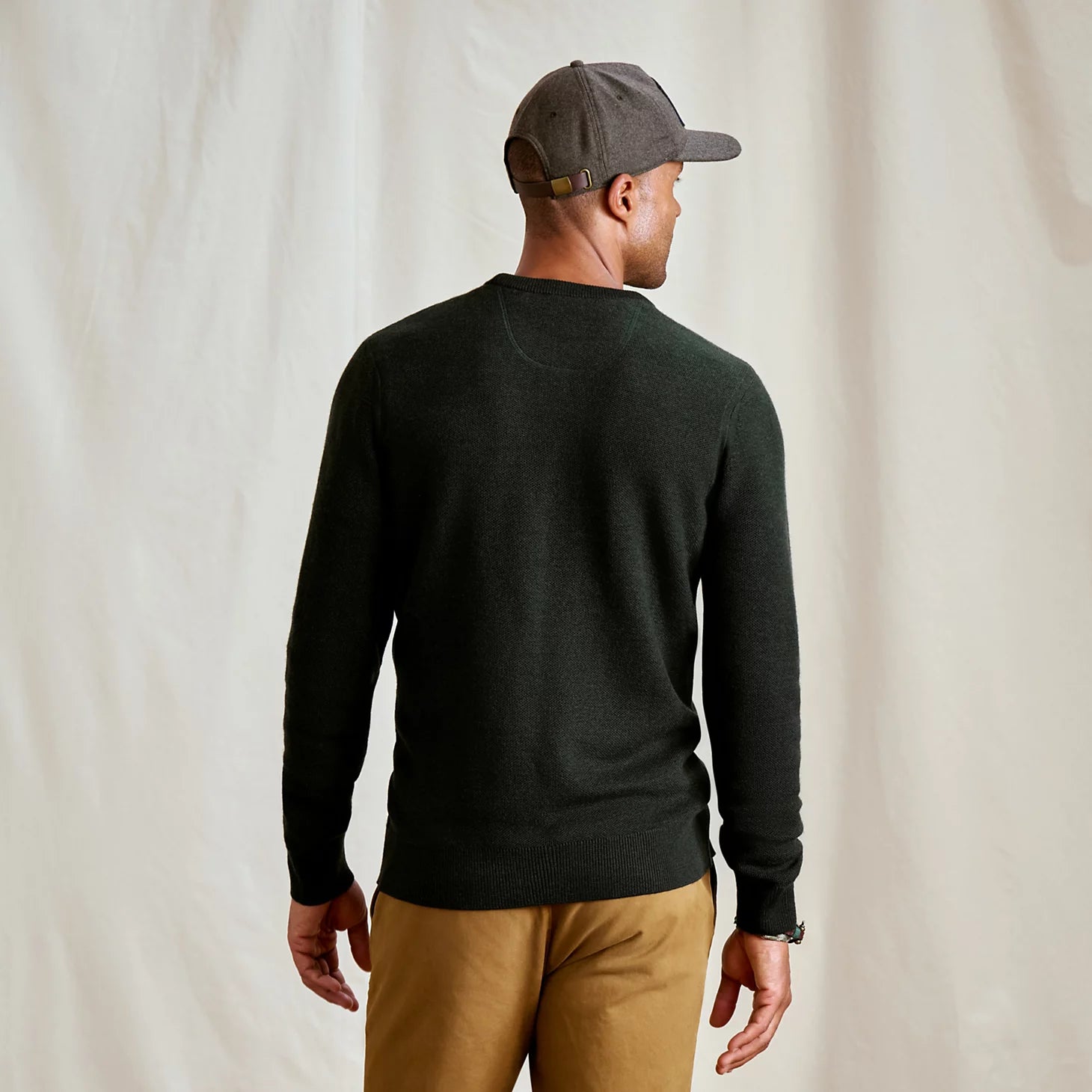 Merino Piqué Crewneck Sweater / Orvis