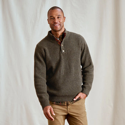 Quail Creek Button Mockneck Pullover / Orvis