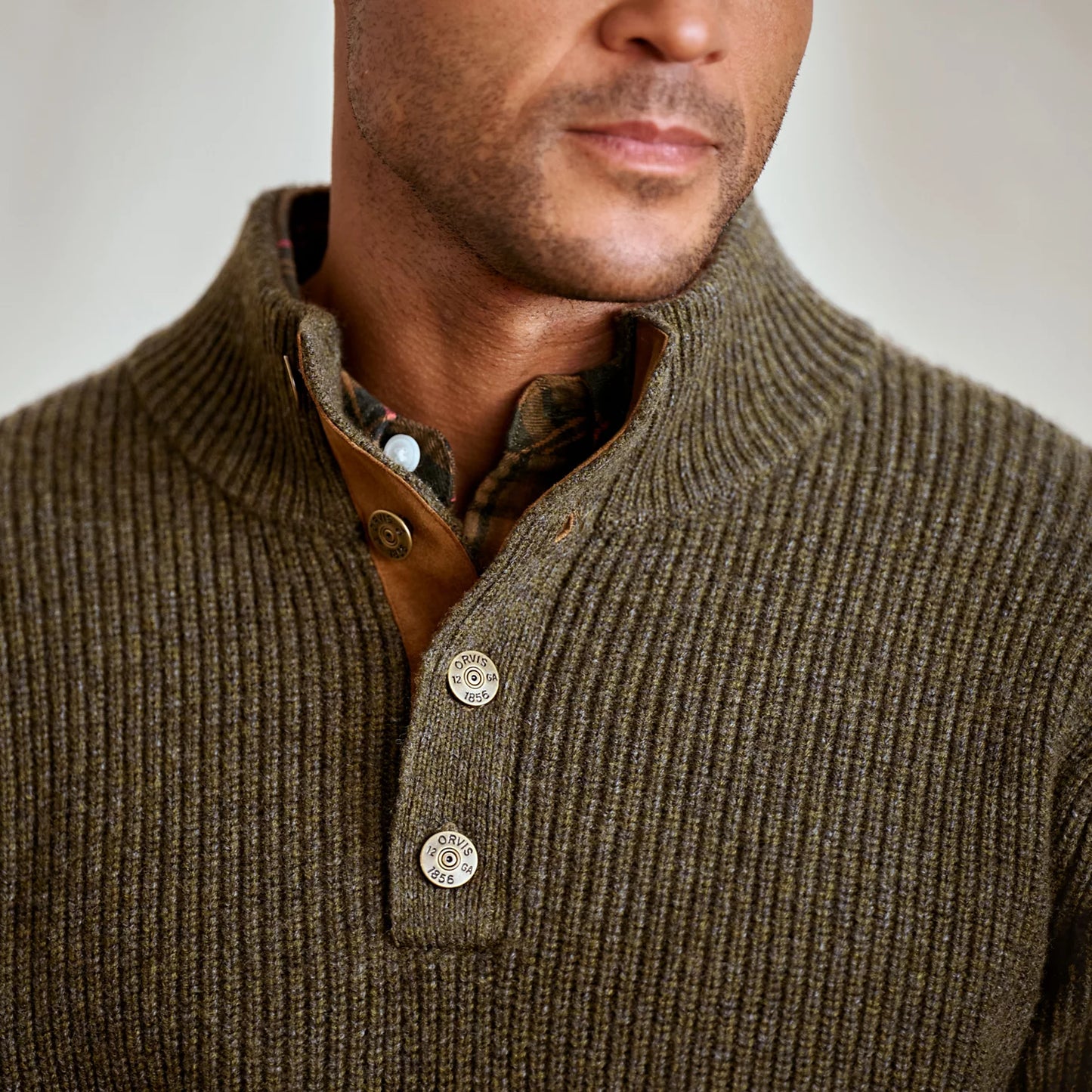Quail Creek Button Mockneck Pullover / Orvis