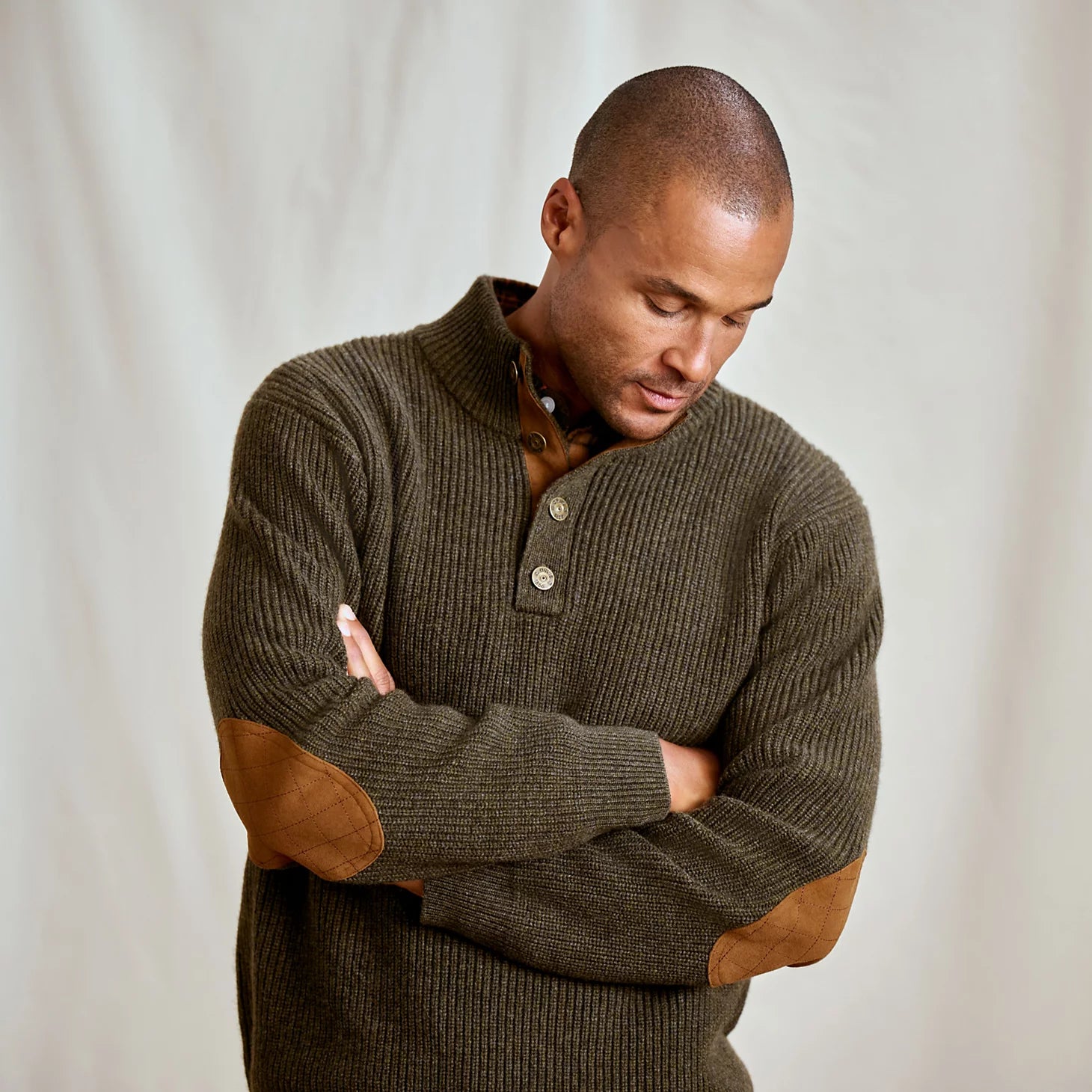 Quail Creek Button Mockneck Pullover / Orvis