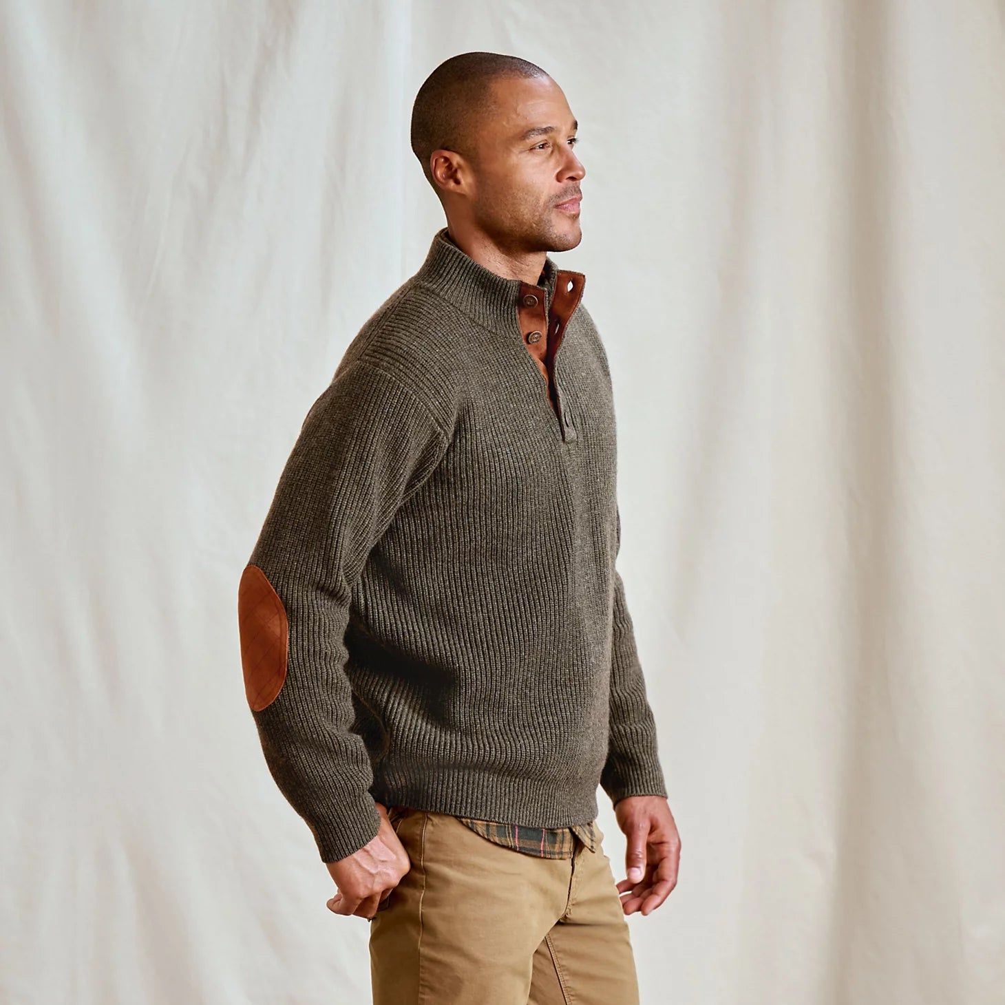 Quail Creek Button Mockneck Pullover / Orvis
