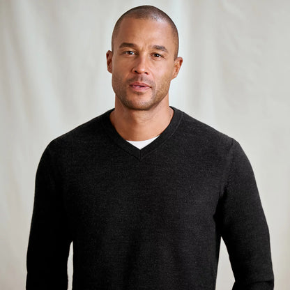 Merino Piqué V-Neck Sweater / Orvis