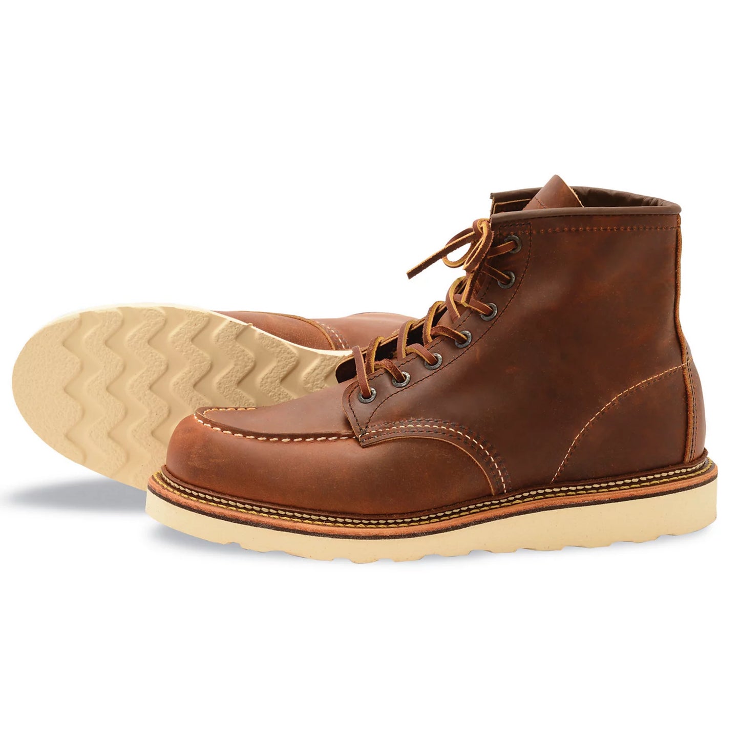 Red Wing 6" Classic Moc Copper Rough & Tough Boots / Orvis