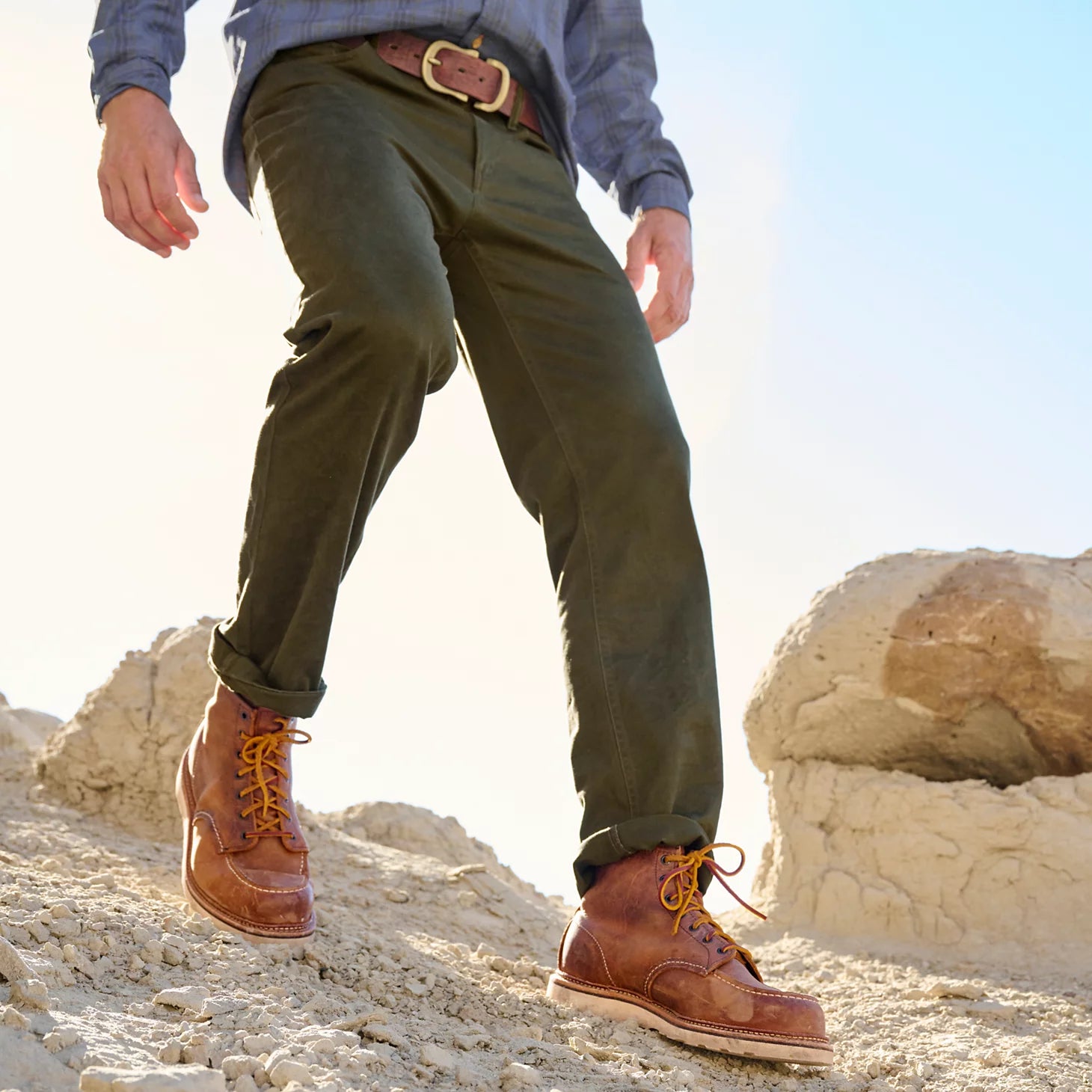 Red Wing 6" Classic Moc Copper Rough & Tough Boots / Orvis