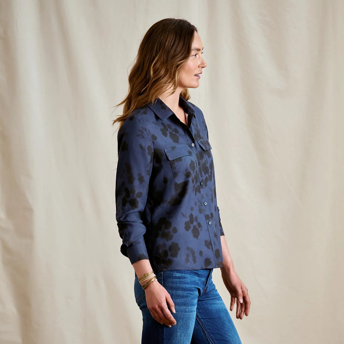 Washable Silk Long-Sleeve Shirt / Orvis