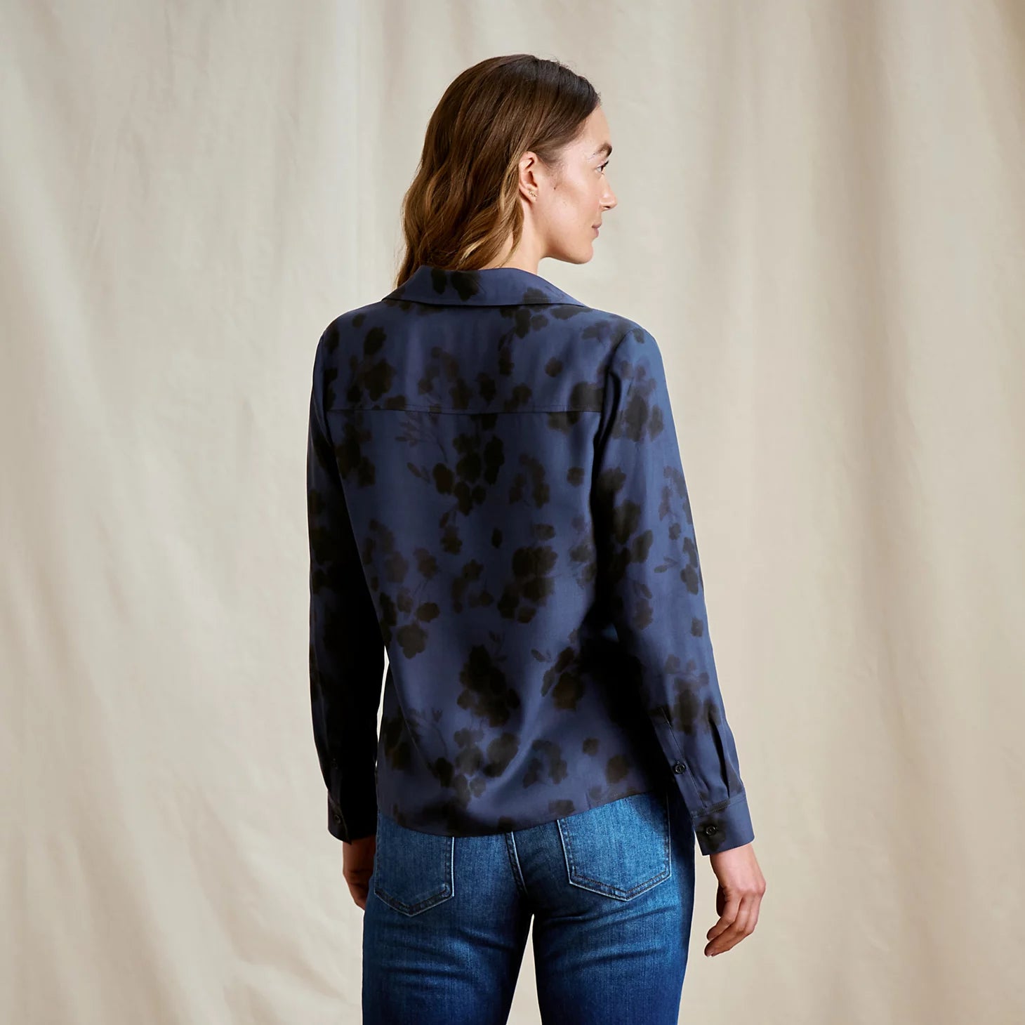 Washable Silk Long-Sleeve Shirt / Orvis
