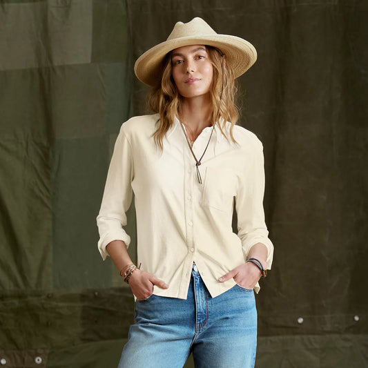 Women's Bromley Knit Button-Down Long-Sleeve Shirt / Orvis