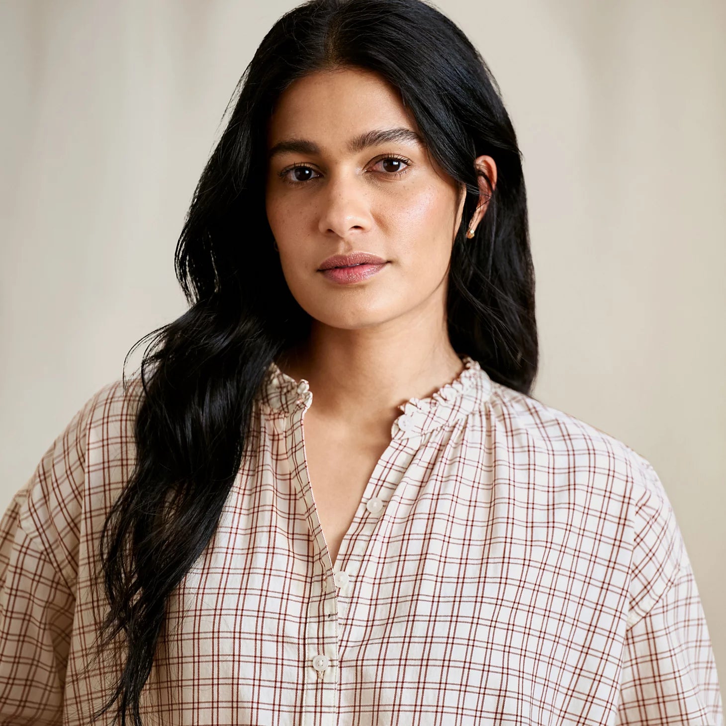 Women's Sunderland Brushed Twill Long-Sleeve Top / Orvis