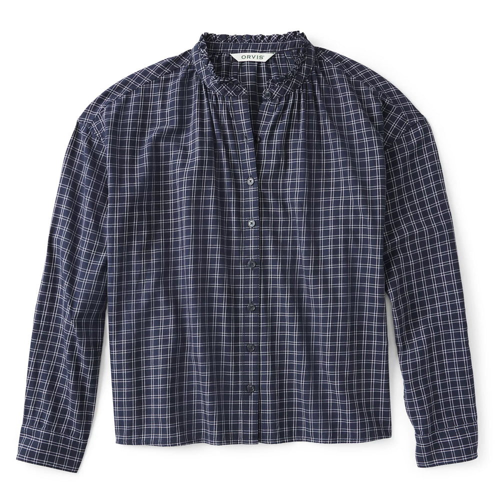 NAVY MINI WINDOWPANE,XS