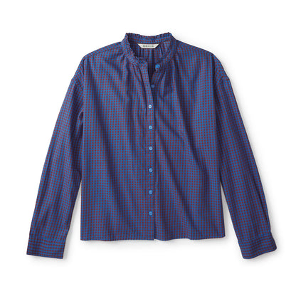 RAISIN/BLUE JAY GINGHAM,XS