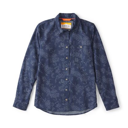 BLUE FLORAL SCRIPT,XS