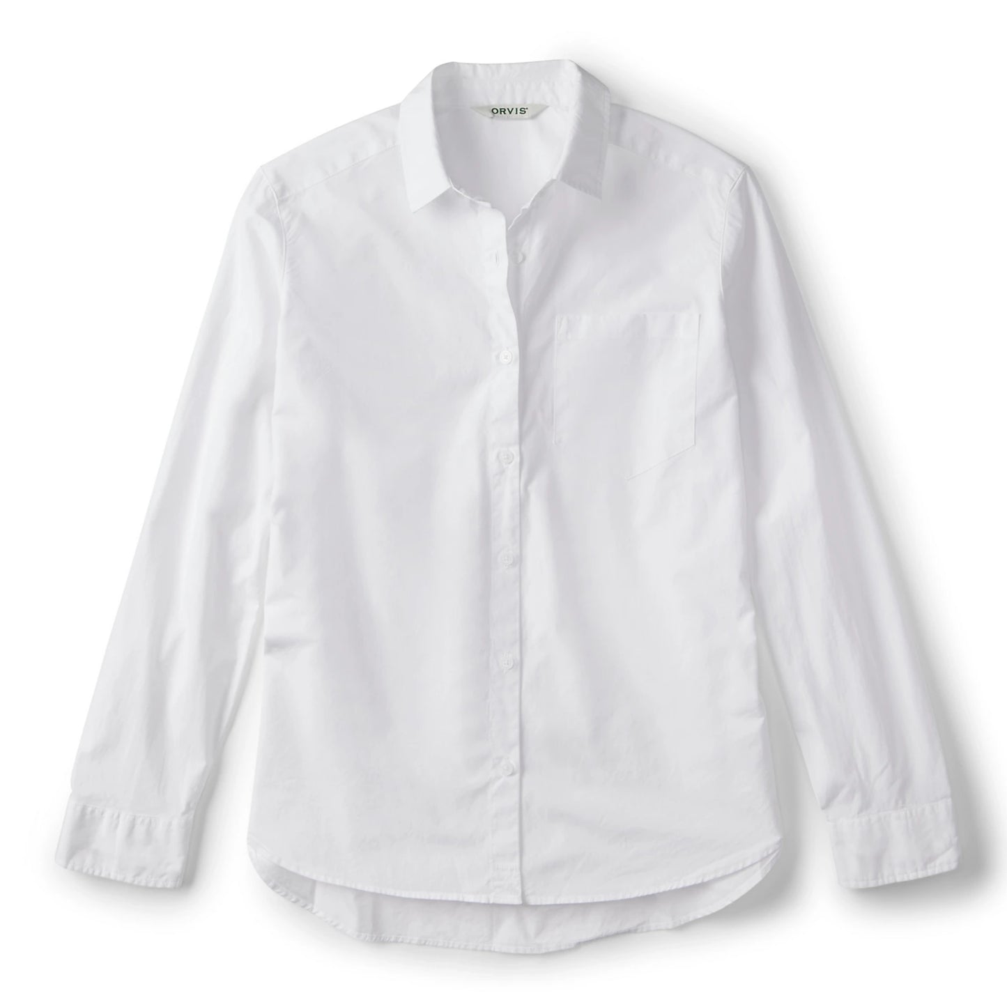 Women's Heritage Poplin Garment-Dyed Long-Sleeve Shirt / Orvis
