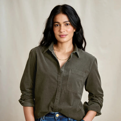 Corduroy Button-Down Long-Sleeve Shirt / Orvis