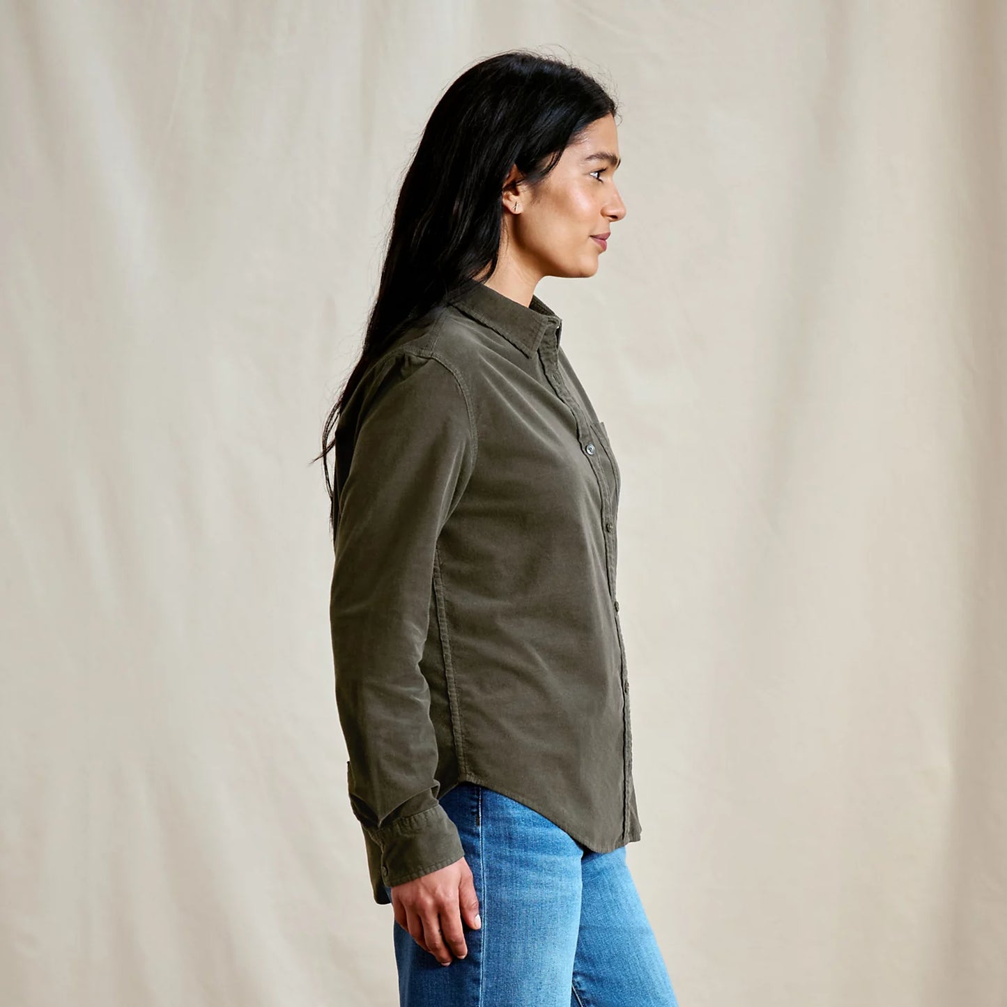 Corduroy Button-Down Long-Sleeve Shirt / Orvis