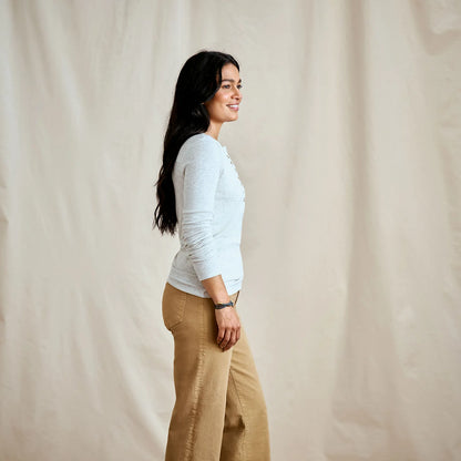 Ribbed Henley Long-Sleeve Tee / Orvis
