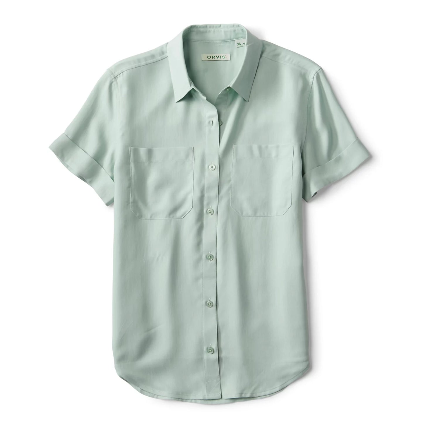 Washable Silk Short-Sleeve Camp Shirt / Orvis