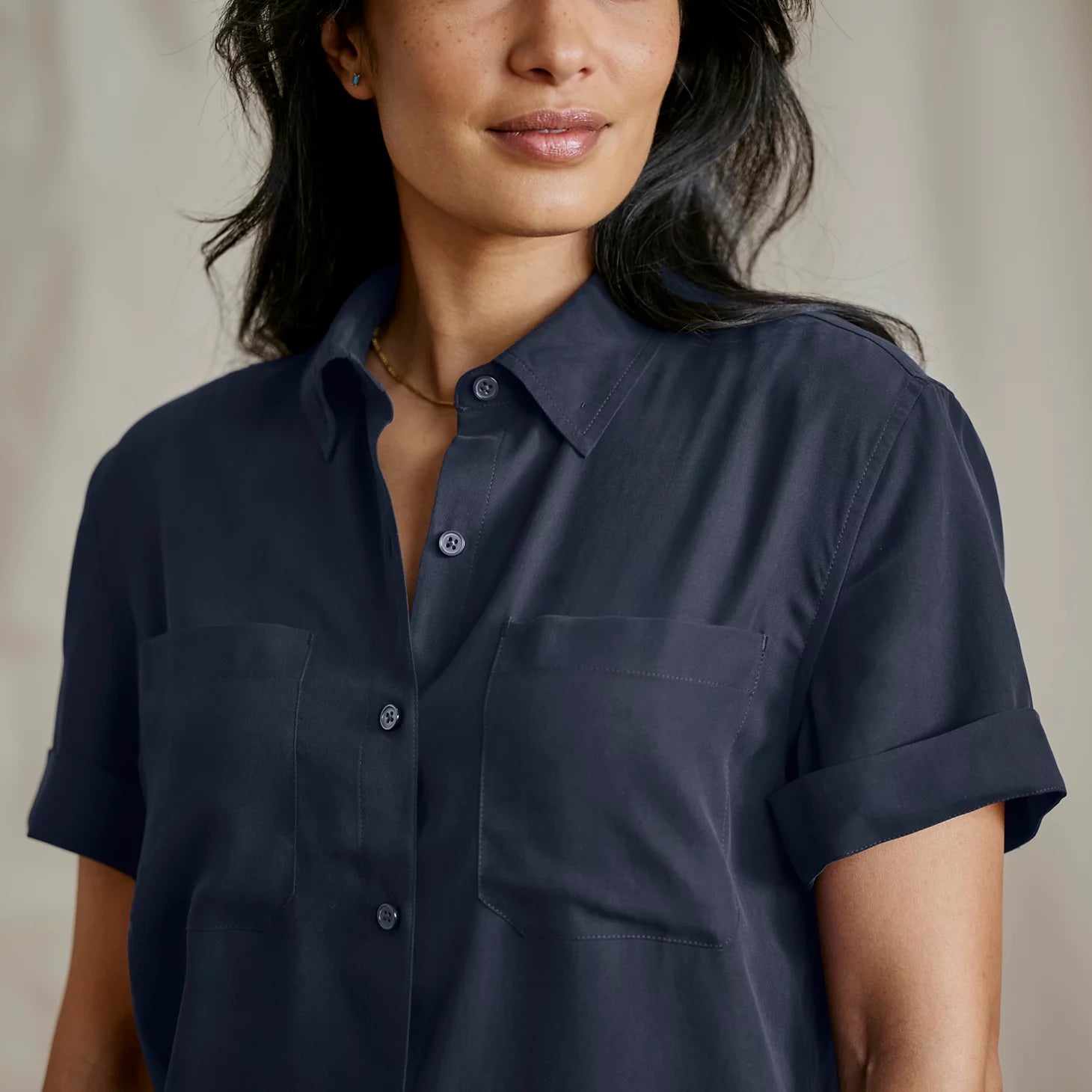 Washable Silk Short-Sleeve Camp Shirt / Orvis