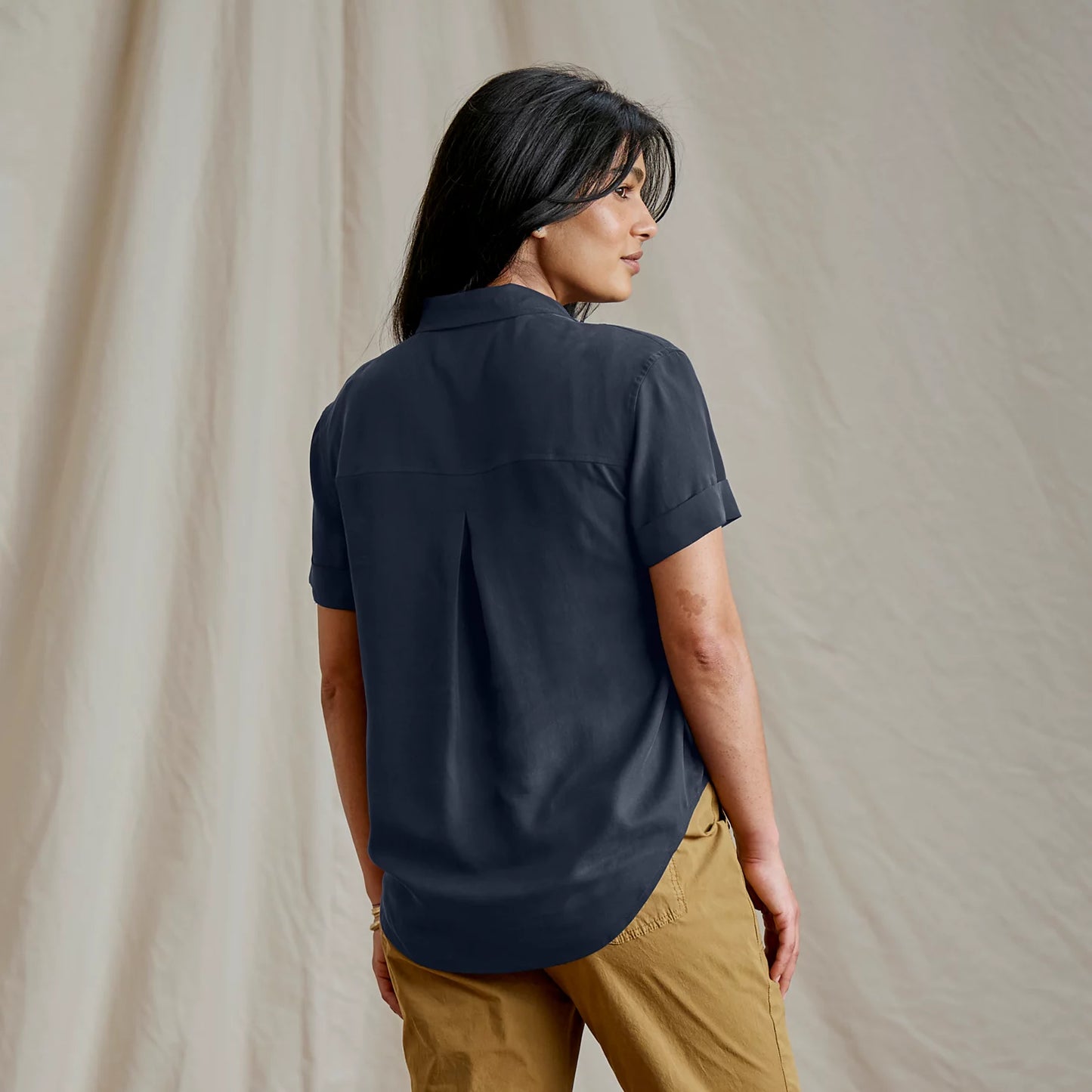 Washable Silk Short-Sleeve Camp Shirt / Orvis