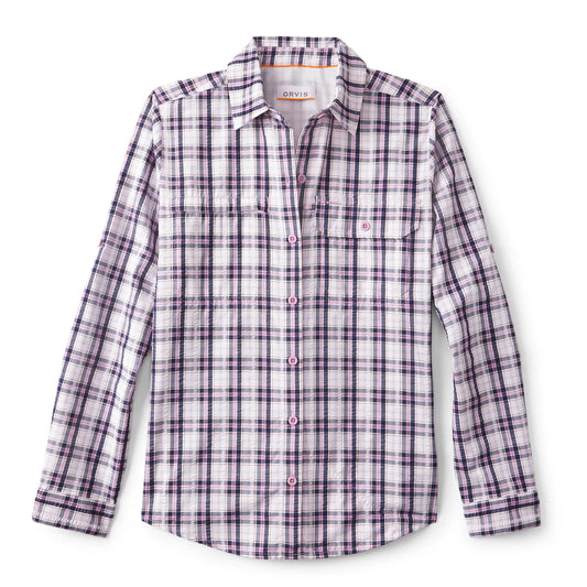 Women's Open Air Caster Plaid Long-Sleeve Shirt / Orvis