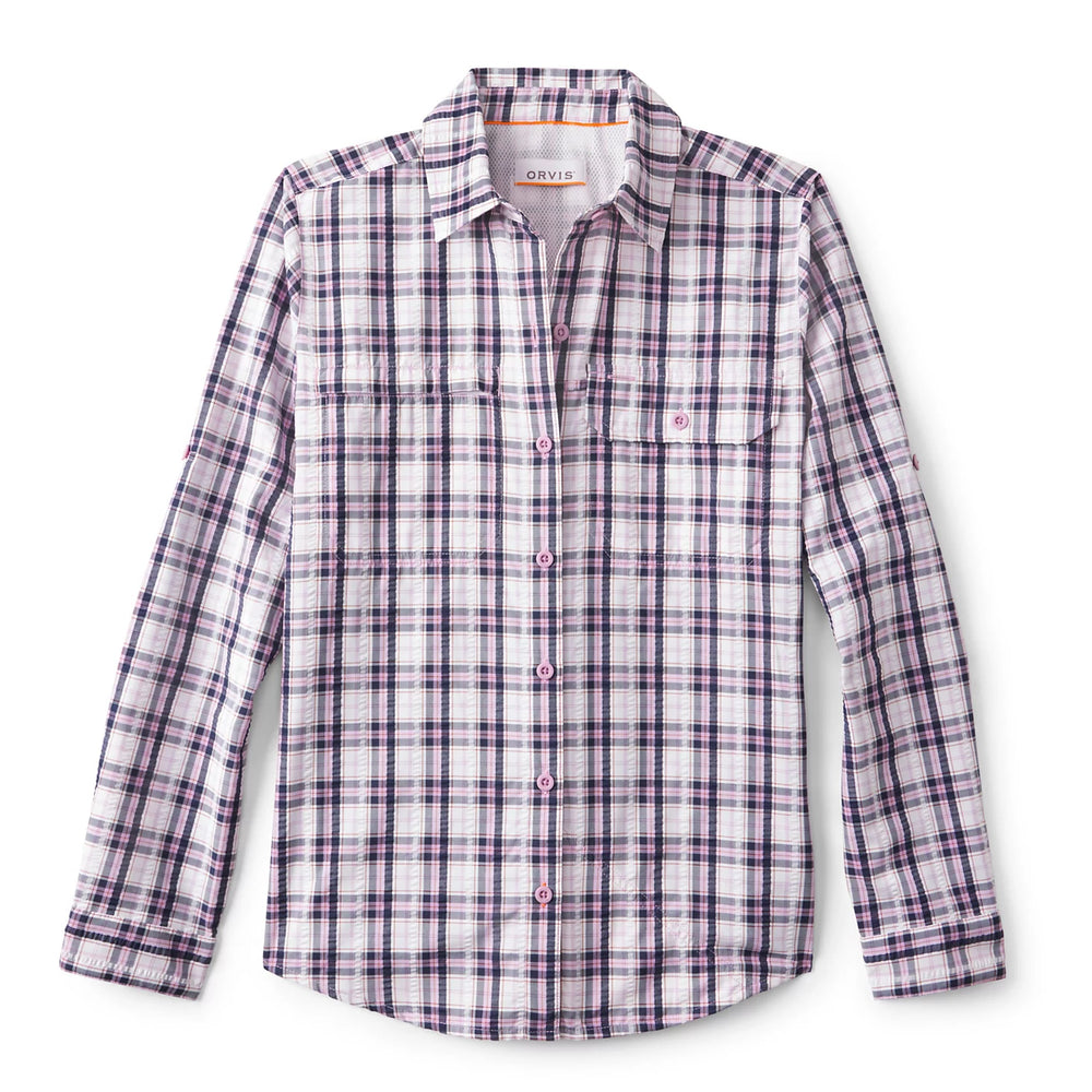 Women's Open Air Caster Plaid Long-Sleeve Shirt / Orvis