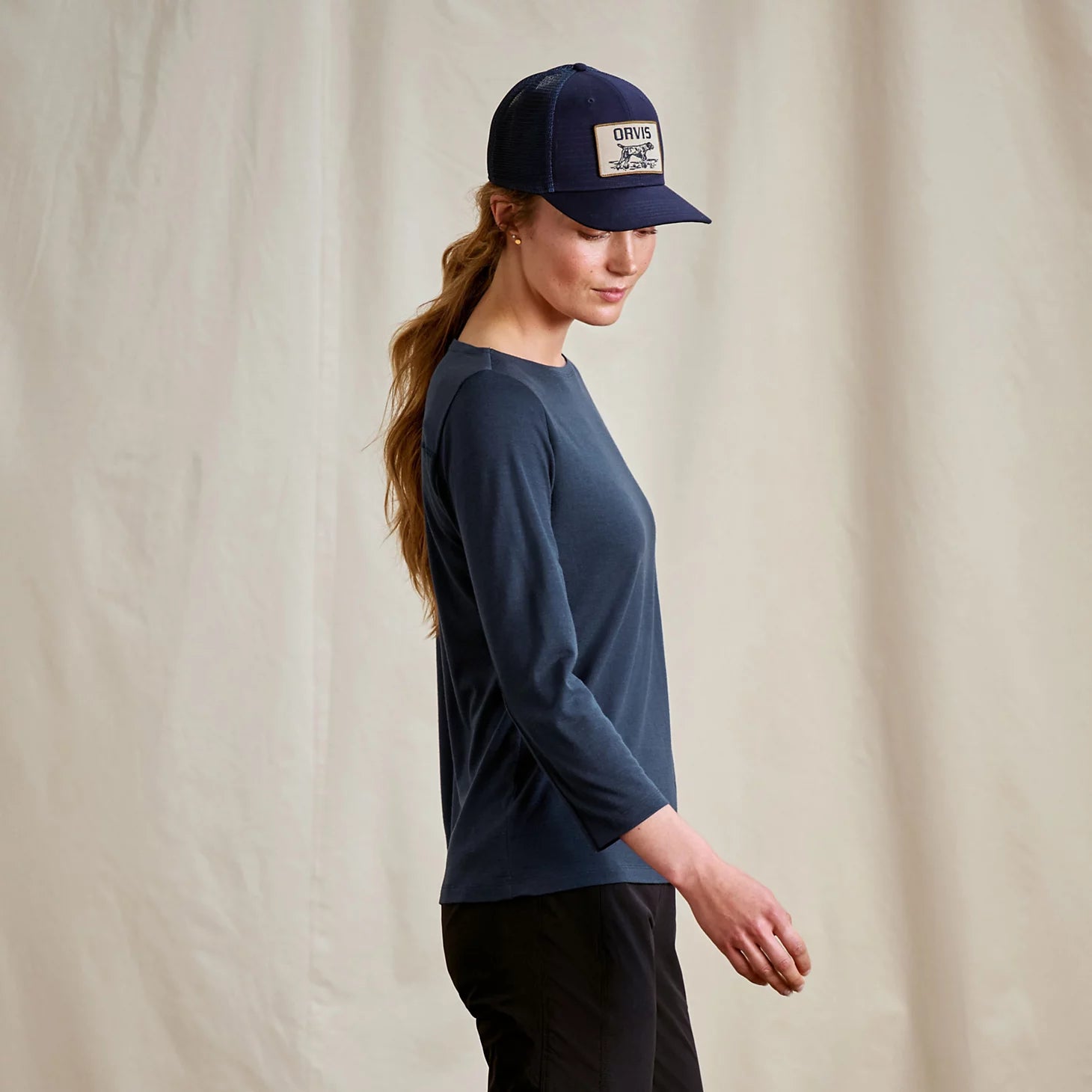Outbound Merino 3/4-Sleeve Boatneck Tee / Orvis