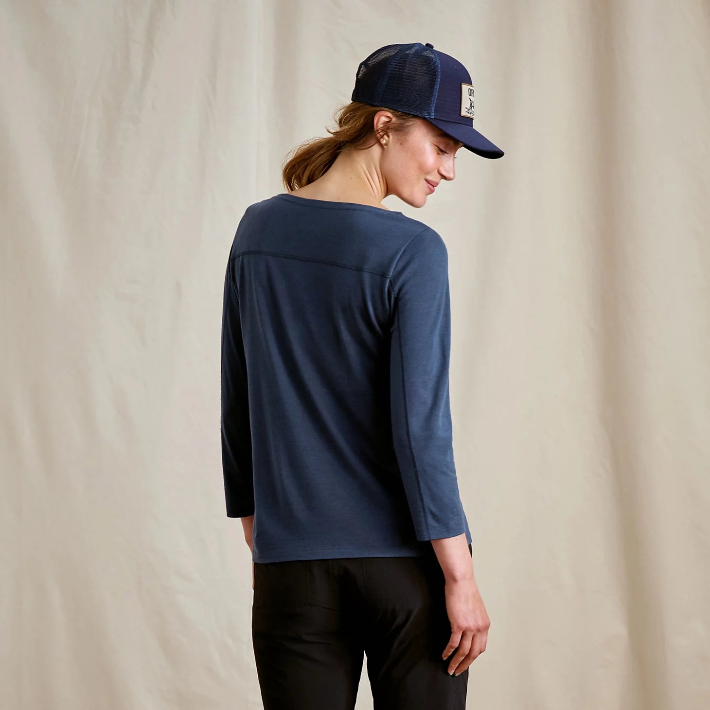 Outbound Merino 3/4-Sleeve Boatneck Tee / Orvis