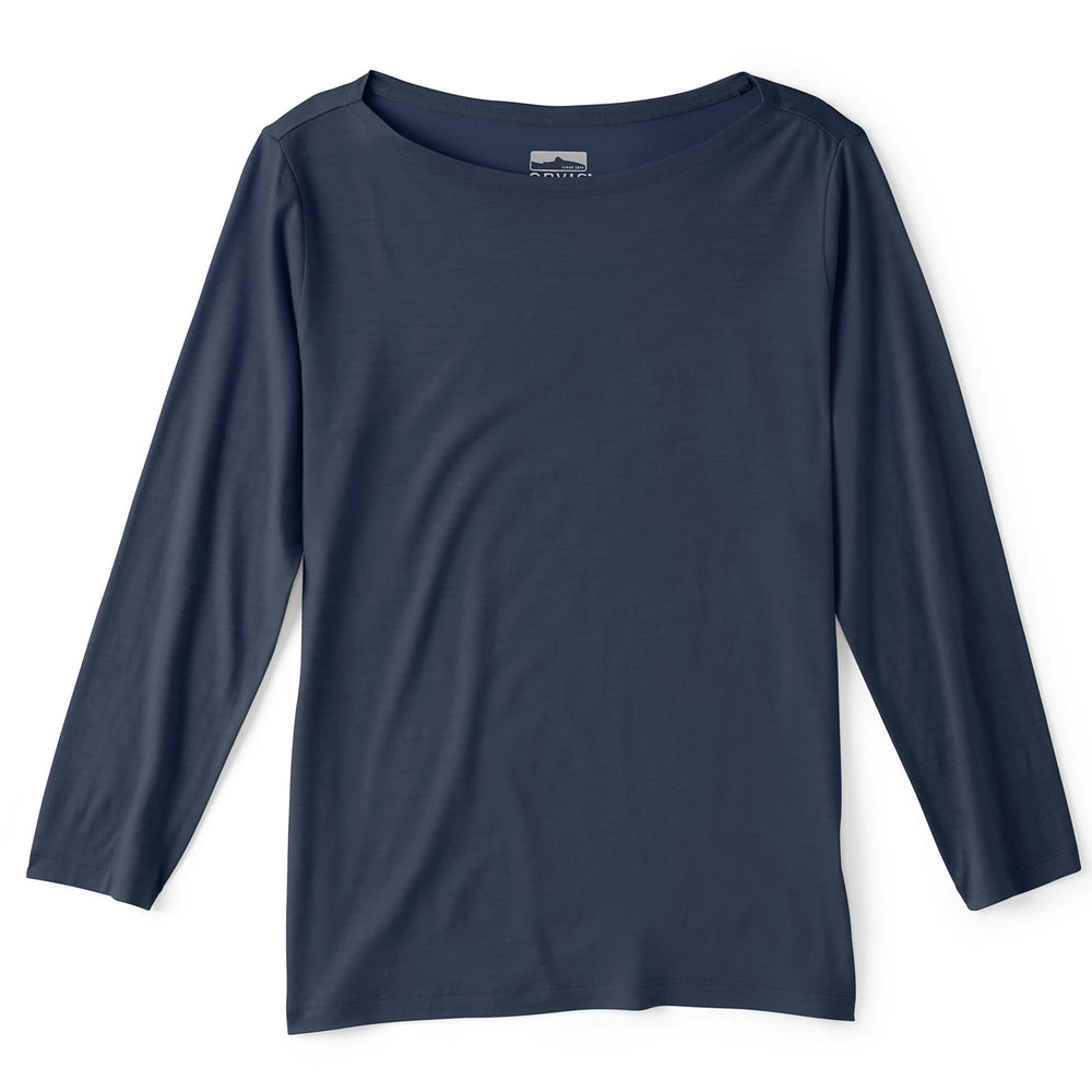 Outbound Merino 3/4-Sleeve Boatneck Tee / Orvis