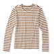 SNOW/HAZELNUT STRIPE