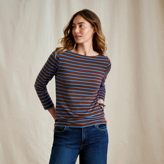 Perfect 3/4-Sleeve Boatneck Tee / Orvis
