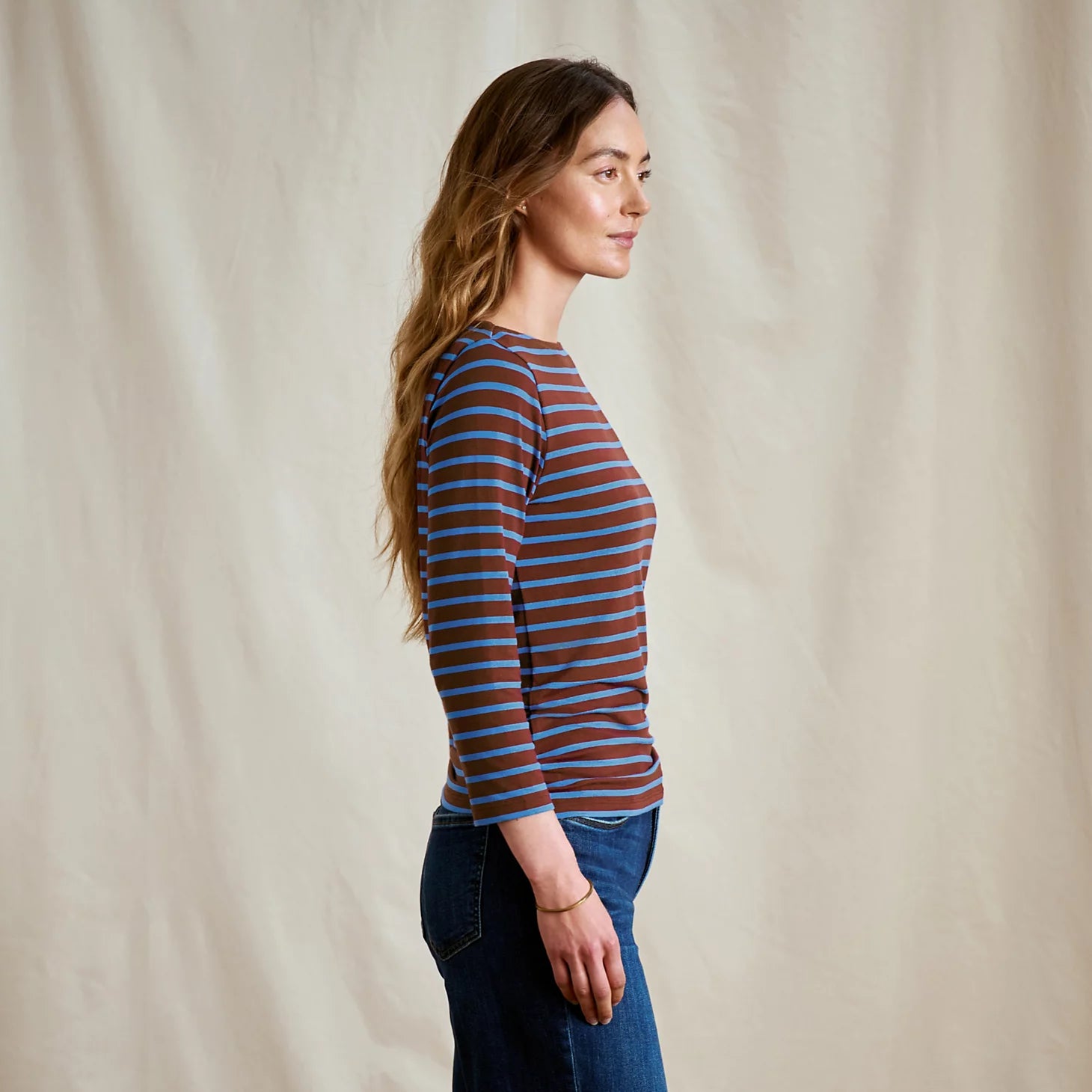 Perfect 3/4-Sleeve Boatneck Tee / Orvis