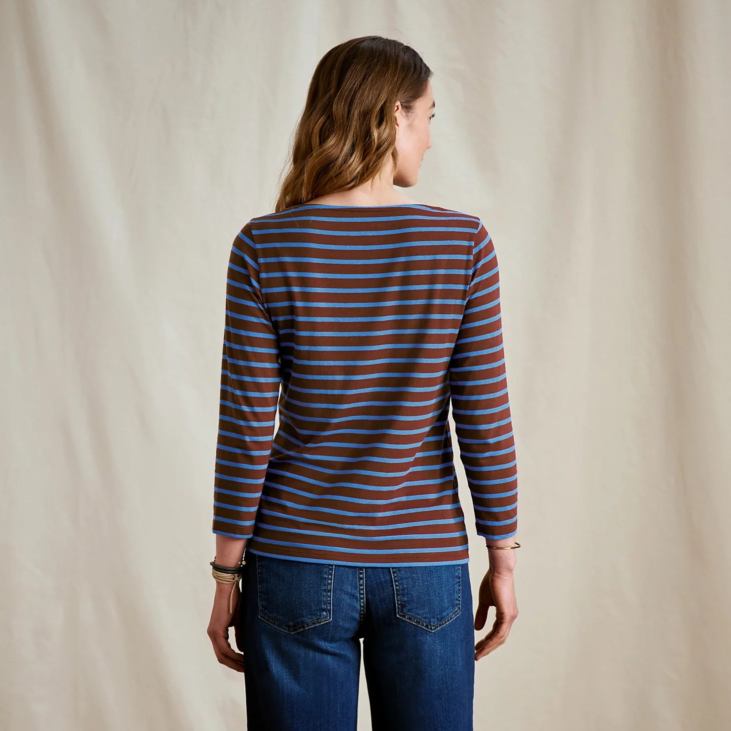 Perfect 3/4-Sleeve Boatneck Tee / Orvis